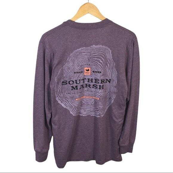 WS940 NWT Women’s Southern Marsh Crosscut Long Sleeve Pocket T Shirt S - Picture 4 of 5